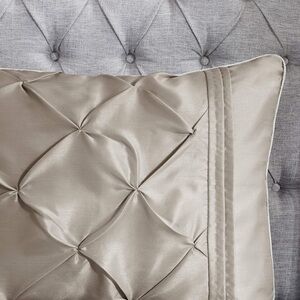 Madison Park Laurel Tufted Pleated Pillow Sham